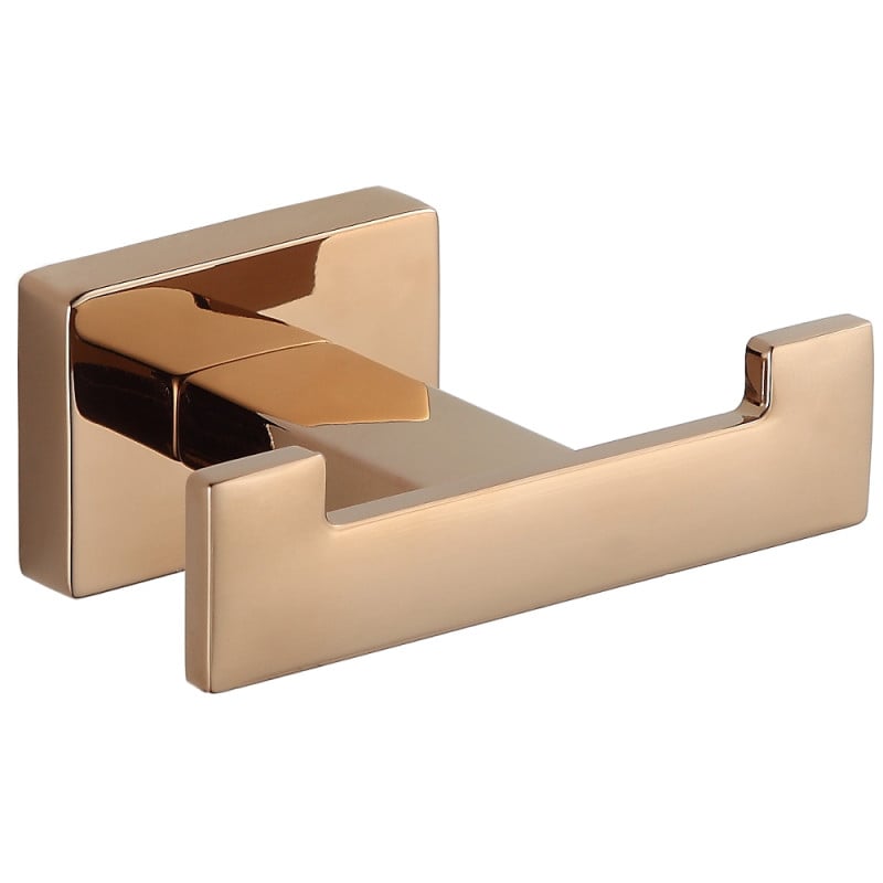 Mexen Arno Doppelter Handtuchhaken, Roségold - 7020735-60