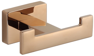 Mexen Arno Doppelter Handtuchhaken, Roségold - 7020735-60