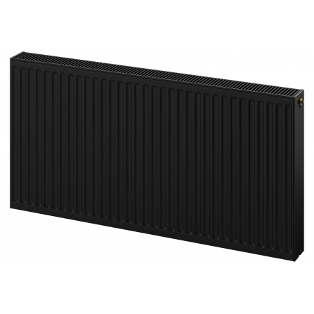 Mexen CC22 Plattenheizkörper 300 x 2200 mm, mittlerer unterer Anschluss, 2053 W, schwarz - W6C22-030-220-70