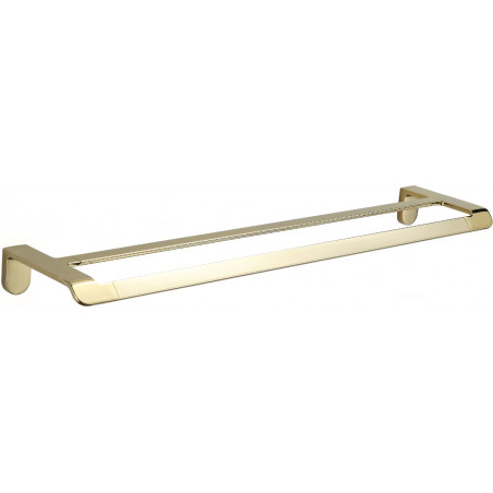 Mexen Lea doppelter Handtuchhalter, gold - 7026025-50