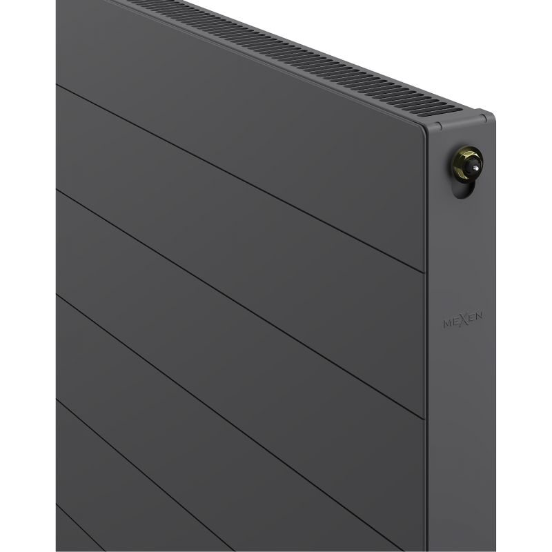 Mexen Line CCL11 Plattenheizkörper 300 x 1100 mm, mittlerer unterer Anschluss, 500 W, Anthrazit - W6C11L-030-110-66