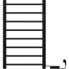 Mexen Oso Elektrischer Heizkörper 2-in-1 stehend 910 x 500 mm, 200 W, schwarz - W304-0910-500-00-70