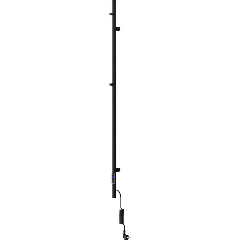 Mexen Pino elektrischer Heizkörper mit Handtuchhaltern 1405 x 32 mm, 75 W, schwarz - W301-1405-032-00-70
