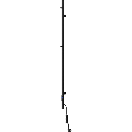 Mexen Pino elektrischer Heizkörper mit Handtuchhaltern 1405 x 32 mm, 75 W, schwarz - W301-1405-032-00-70