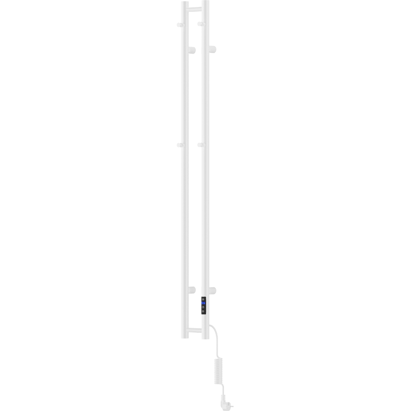 Mexen Pino Elektroheizkörper mit Handtuchhaltern 1405 x 137 mm, 150 W, weiß - W301-1405-137-00-20