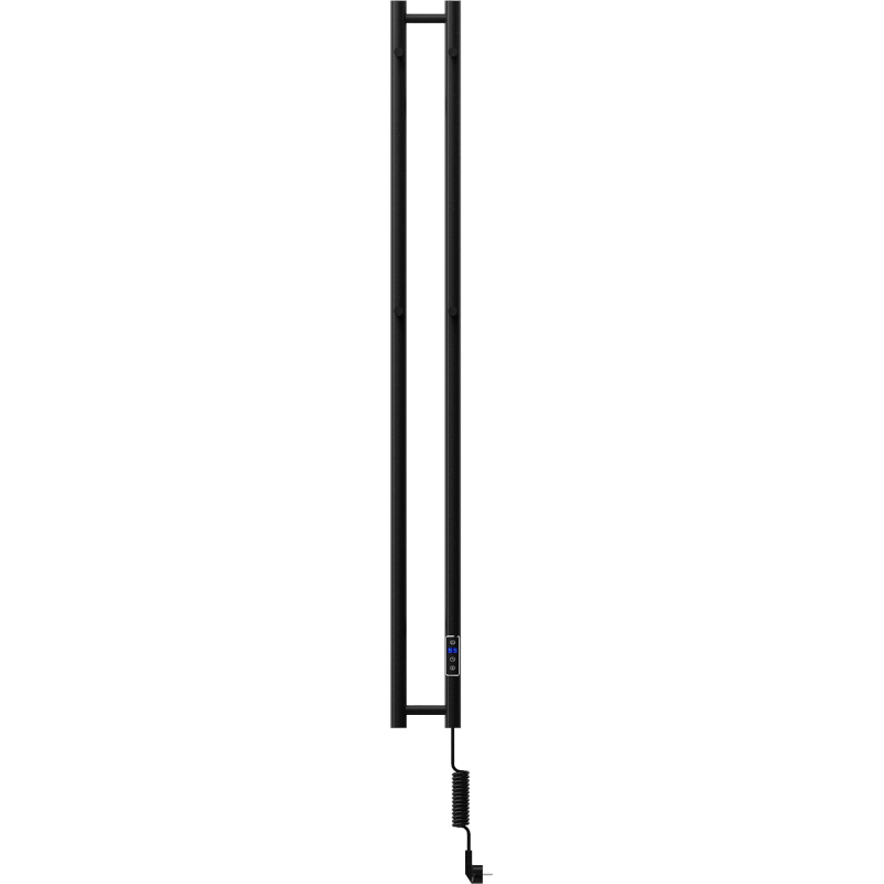 Mexen Pino Elektroheizkörper mit Handtuchhaltern 1405 x 137 mm, 150 W, schwarz - W301-1405-137-00-70