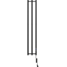 Mexen Pino elektrischer Heizkörper mit Handtuchhaltern 1405 x 242 mm, 200 W, schwarz - W301-1405-242-00-70