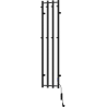 Mexen Pino elektrischer Heizkörper mit Handtuchhaltern 1405 x 347 mm, 250 W, schwarz - W301-1405-347-00-70