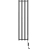 Mexen Pino elektrischer Heizkörper mit Handtuchhaltern 1405 x 347 mm, 250 W, schwarz - W301-1405-347-00-70