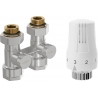 Mexen G01 thermostatisches Set zweirohrig DN50, gerade 1/2"x16 mm, Nickel - W912-016-918-01