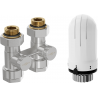 Mexen G03 Thermostat-Set Zweirohr DN50, gerade 1/2"x16 mm, Nickel - W912-016-938-01