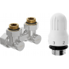 Mexen G04 thermostatisches Doppelrohr-Set DN50, Eckversion 1/2"x16 mm, Nickel - W911-016-948-01
