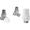 Mexen G01 thermostatisches Set, Winkel, Nickel - W913-012-918-01