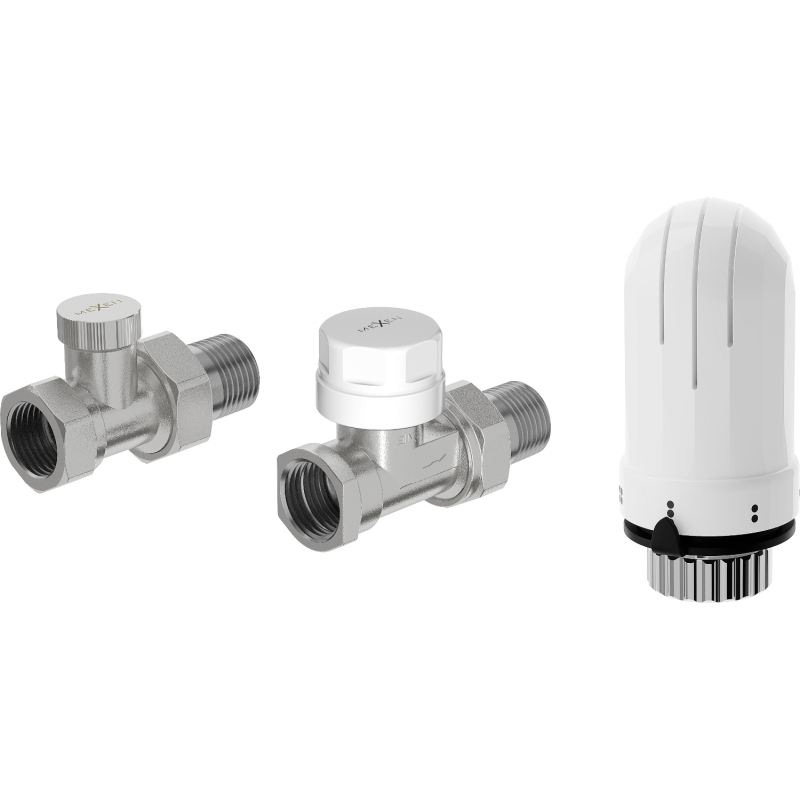 Mexen G03 thermostatisches Set gerade, Nickel - W914-012-938-01