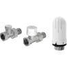 Mexen G03 thermostatisches Set gerade, Nickel - W914-012-938-01