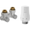 Mexen G01 thermostatisches Zweirohr-Set DN50, Eckform 1/2"x3/4", Nickel - W911-012-918-01