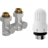 Mexen G04 Thermostat-Set DN50, zweirohrig, gerade 1/2"x3/4", Nickel - W912-012-948-01