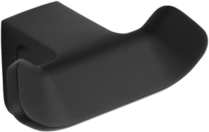 Mexen Lea doppelter Handtuchhaken, schwarz - 7026035-70
