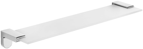 Mexen Lea hängendes Glasregal, Chrom - 7026037-00