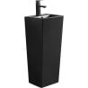 Mexen Sira freistehendes Waschbecken 34 x 33 cm, schwarz matt - 26023370