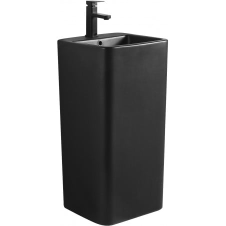 Mexen Otra freistehendes Waschbecken 40 x 40 cm, schwarze Matt - 26034070
