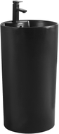 Mexen Mana freistehendes Waschbecken 45 x 45 cm, schwarz matt - 26074670