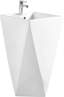 Mexen Ida freistehendes Waschbecken 47 x 47 cm, weiß - 26114600