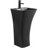 Mexen Nel freistehendes Waschbecken 45 x 44 cm, schwarz matt - 26134570