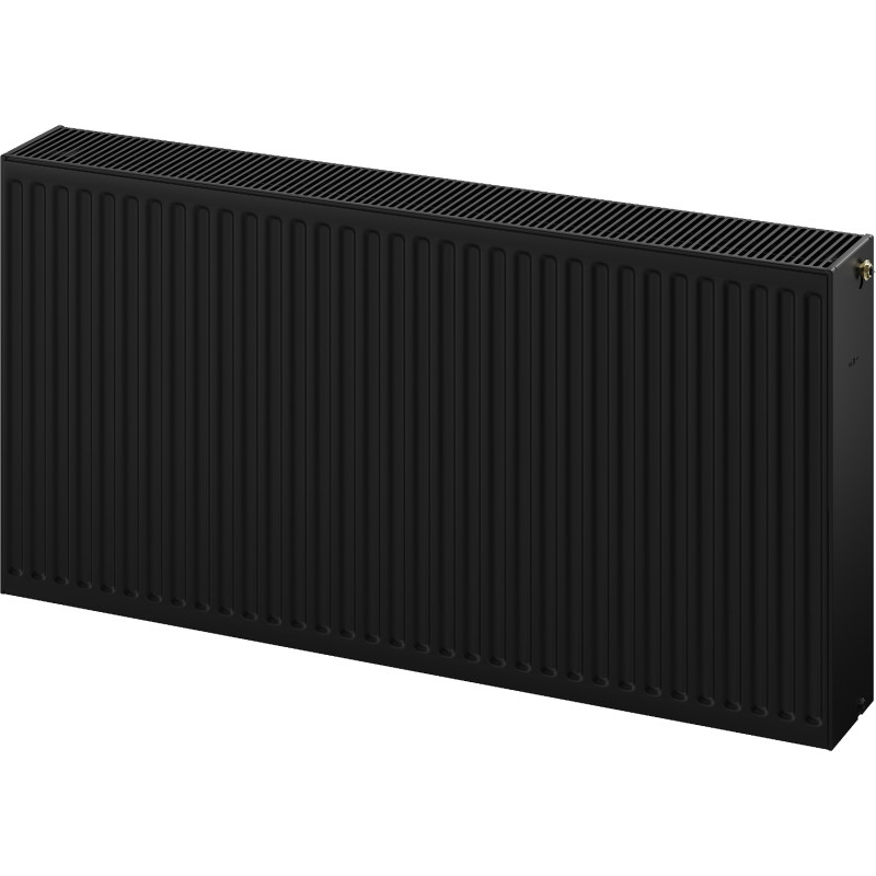 Mexen CC33 Plattenheizkörper 300 x 2400 mm, mittlerer unterer Anschluss, 3202 W, schwarz - W6C33-030-240-70