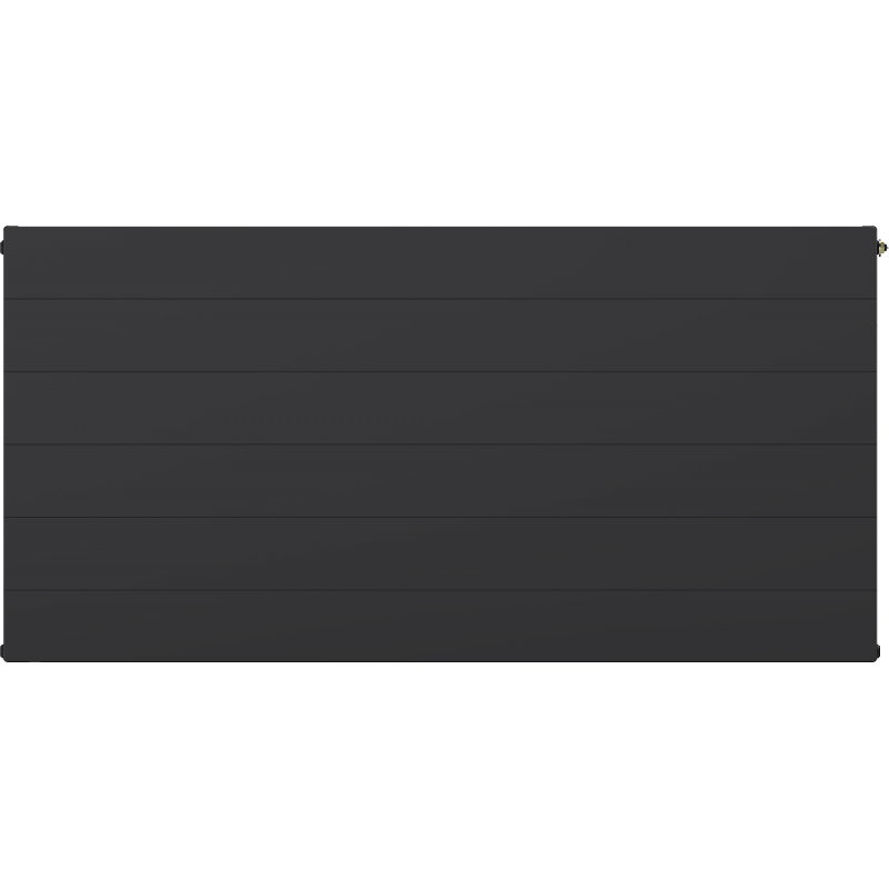 Mexen Line CCL22 Plattenheizkörper 400 x 2000 mm, mittiger unterer Anschluss, 2276 W, Anthrazit - W6C22L-040-200-66