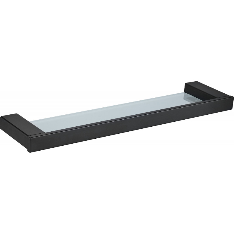 Mexen Pavo hängendes Glasregal, schwarz - 7030437-70