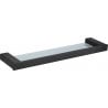 Mexen Pavo hängendes Glasregal, schwarz - 7030437-70