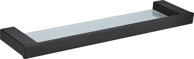 Mexen Pavo hängendes Glasregal, schwarz - 7030437-70