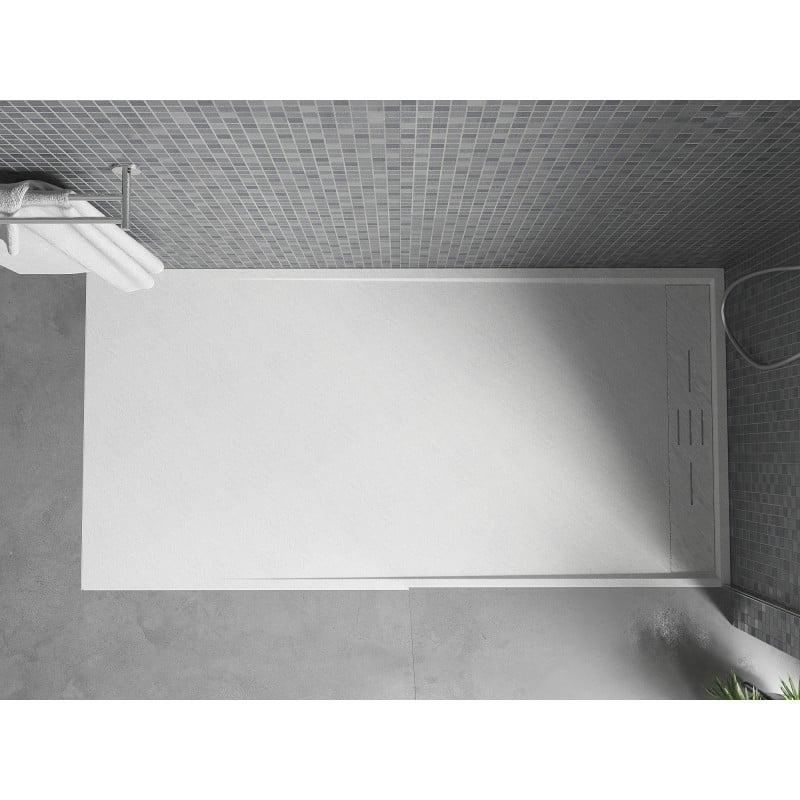 Mexen Amon rechteckige Duschwanne SMC 160 x 70 cm, weiß - 4F107016
