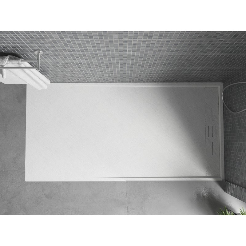 Mexen Amon rechteckige Duschwanne SMC 140 x 80 cm, weiß - 4F108014