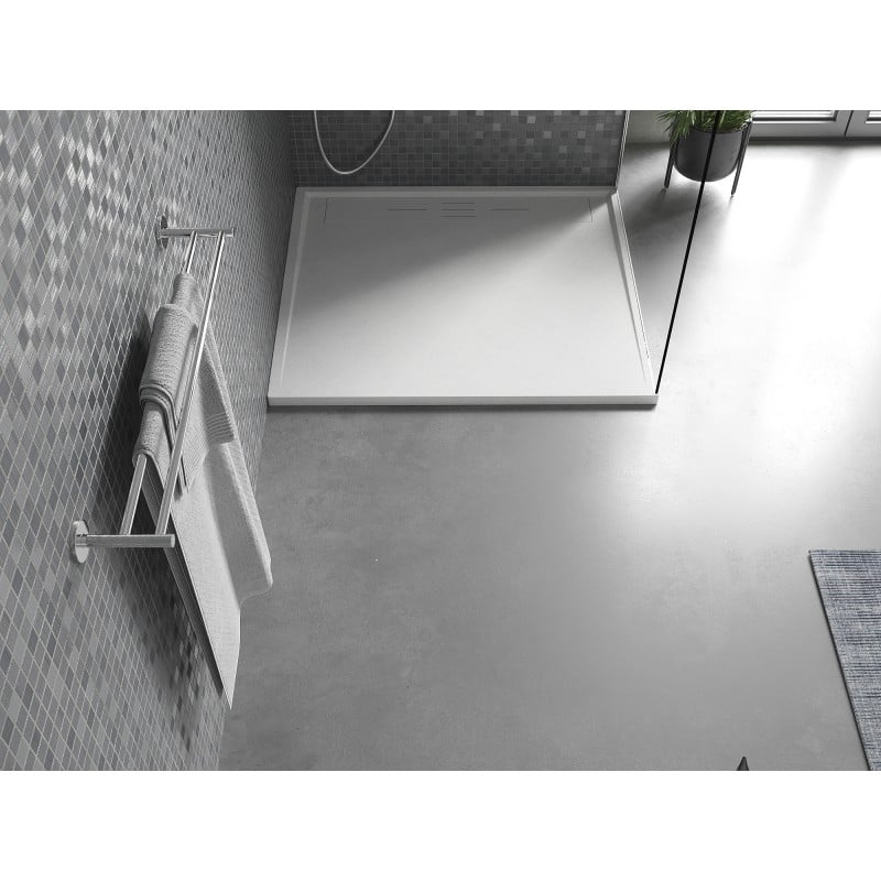 Mexen Amon rechteckige SMC-Duschwanne 100 x 90 cm, weiß - 4F109010