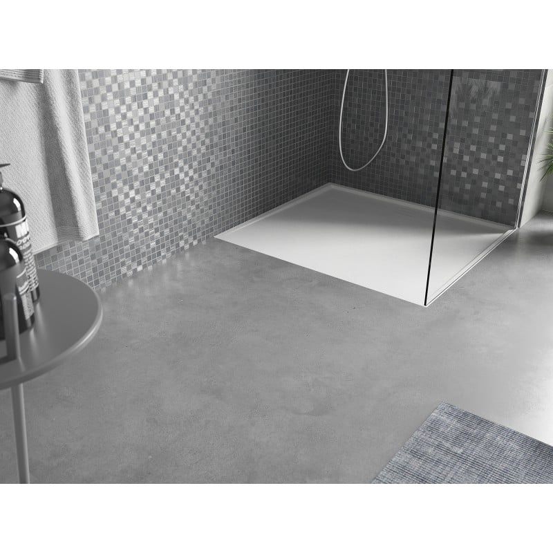 Mexen Amon rechteckige SMC-Duschwanne 100 x 90 cm, weiß - 4F109010