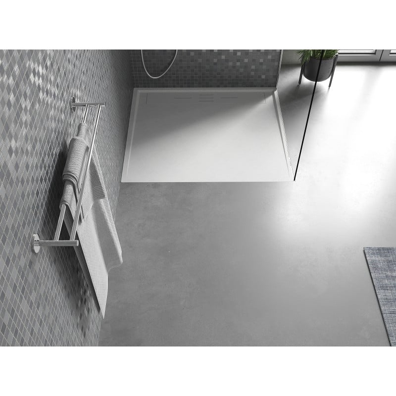 Mexen Amon rechteckige SMC-Duschwanne 100 x 90 cm, weiß - 4F109010