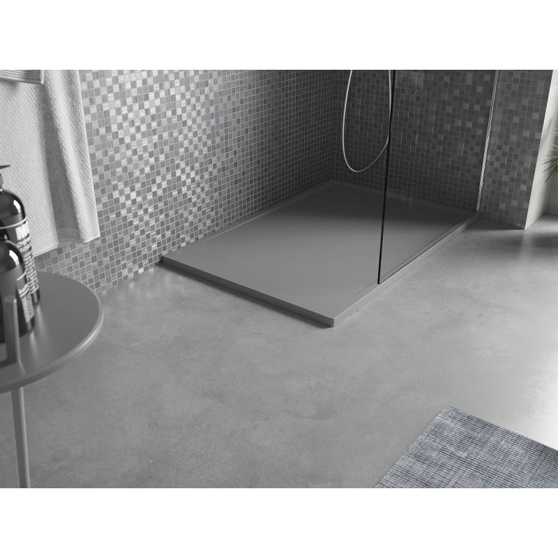 Mexen Amon rechteckige Duschwanne SMC 100 x 80 cm, grau - 4F618010