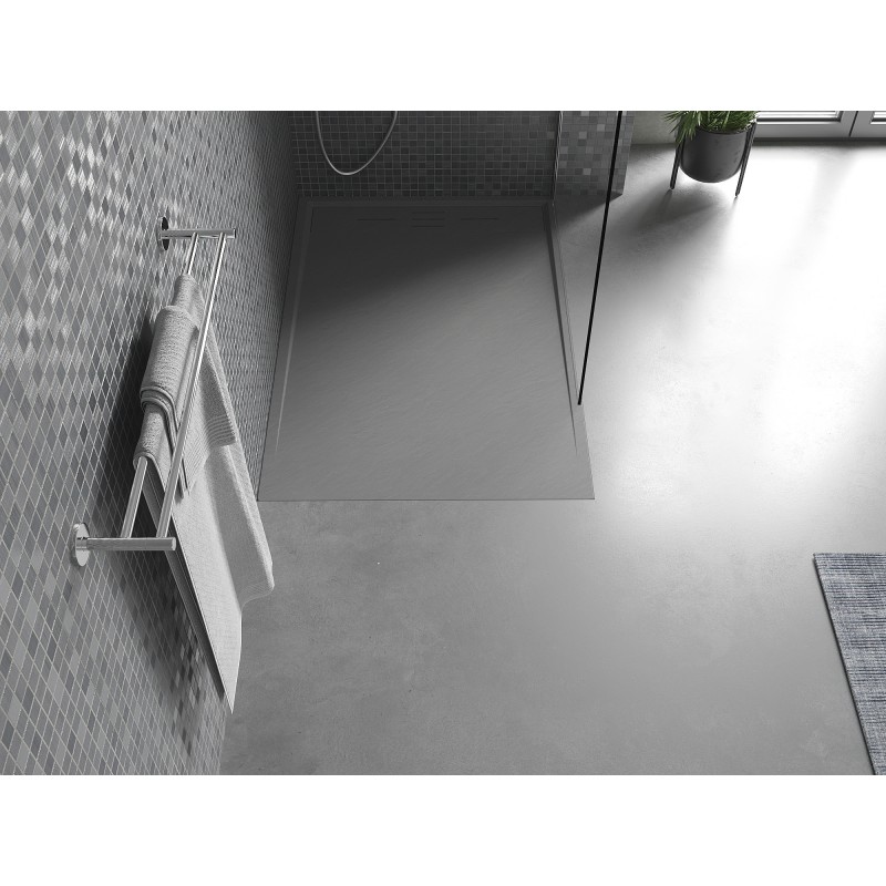 Mexen Amon rechteckige Duschwanne SMC 120 x 80 cm, grau - 4F618012