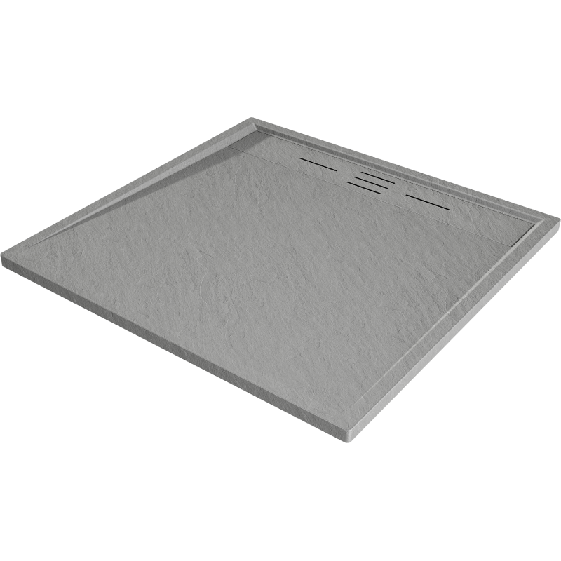 Mexen Amon quadratische Duschwanne SMC 80 x 80 cm, grau - 4F618080