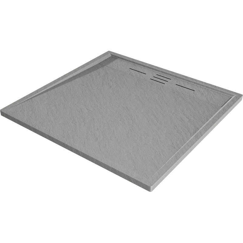 Mexen Amon quadratische Duschtasse SMC 90 x 90 cm, grau - 4F619090