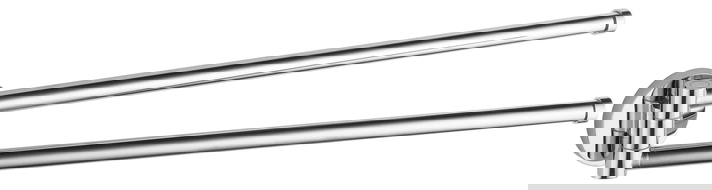 Mexen Remo doppelter schwenkbarer Handtuchhalter, Chrom - 70507255-00