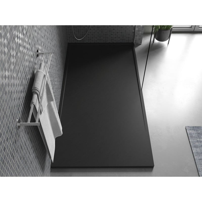 Mexen Amon rechteckige Duschwanne SMC 180 x 80 cm, schwarz - 4F708018