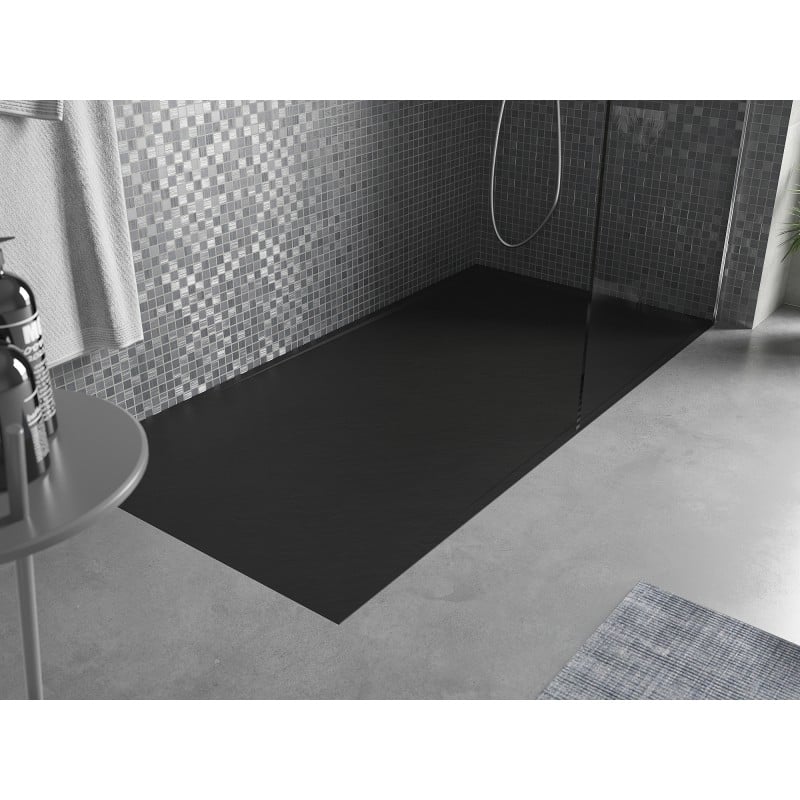 Mexen Amon rechteckige Duschwanne SMC 180 x 80 cm, schwarz - 4F708018