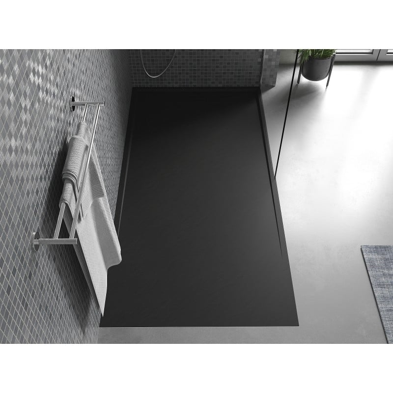 Mexen Amon rechteckige Duschwanne SMC 180 x 80 cm, schwarz - 4F708018
