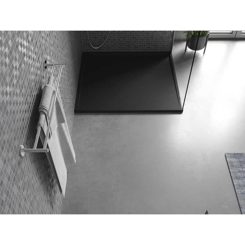 Mexen Amon rechteckige Duschwanne SMC 100 x 90 cm, schwarz - 4F709010