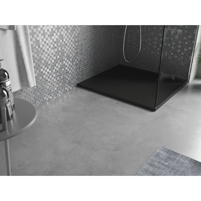 Mexen Amon rechteckige Duschwanne SMC 100 x 90 cm, schwarz - 4F709010