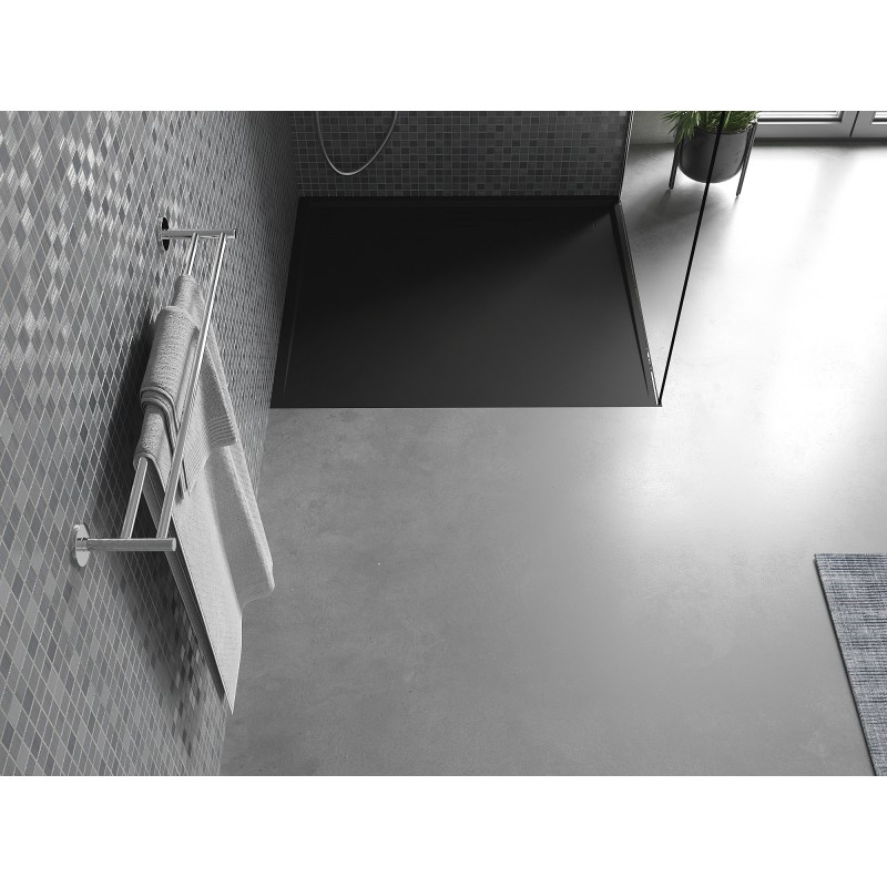 Mexen Amon rechteckige Duschwanne SMC 100 x 90 cm, schwarz - 4F709010
