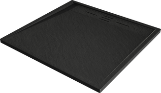 Mexen Amon quadratische Duschwanne SMC 90 x 90 cm, schwarz - 4F709090
